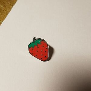 Strawberry Tack Pin 0.5"
